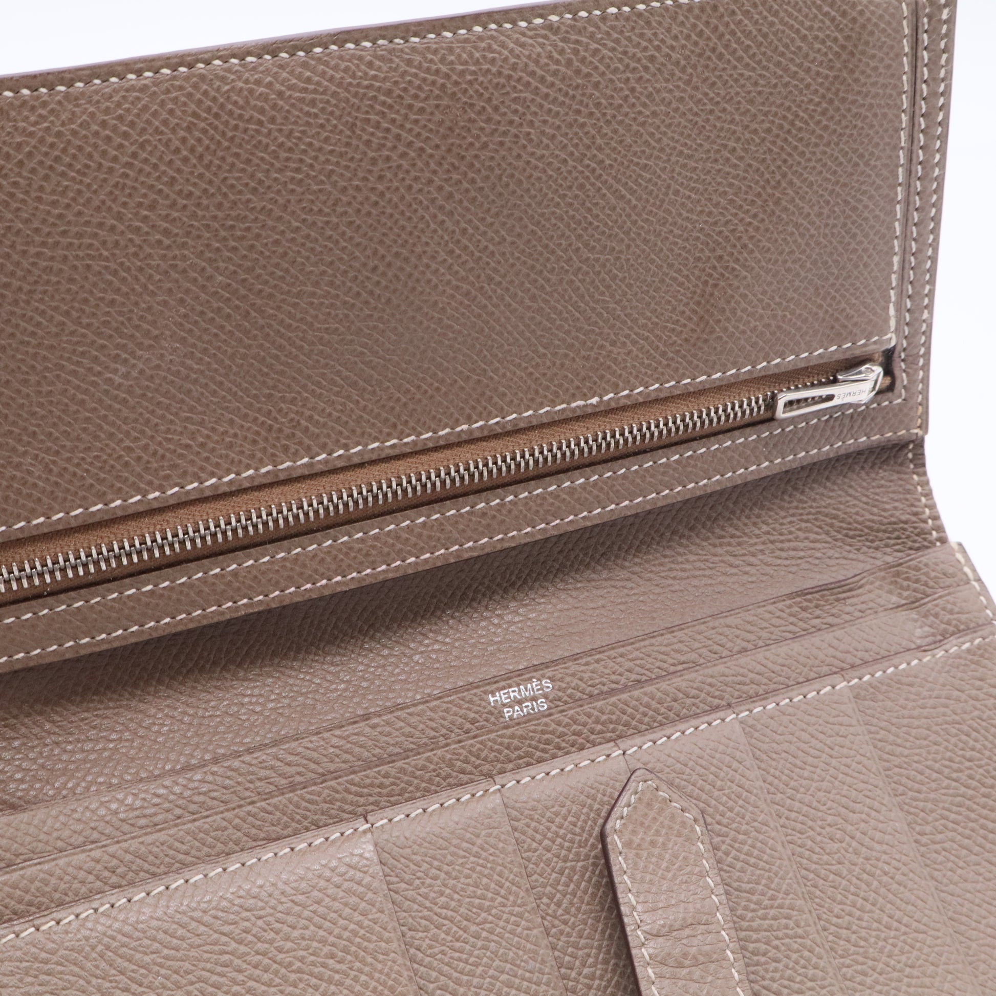 Bearn Soufflet X Stamp Etoupe Long Wallet