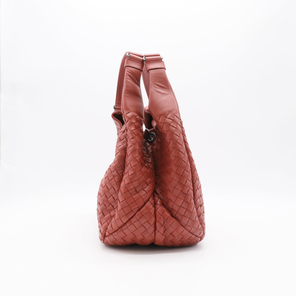 Nappa Intrecciato Medium Campana Carmino twins