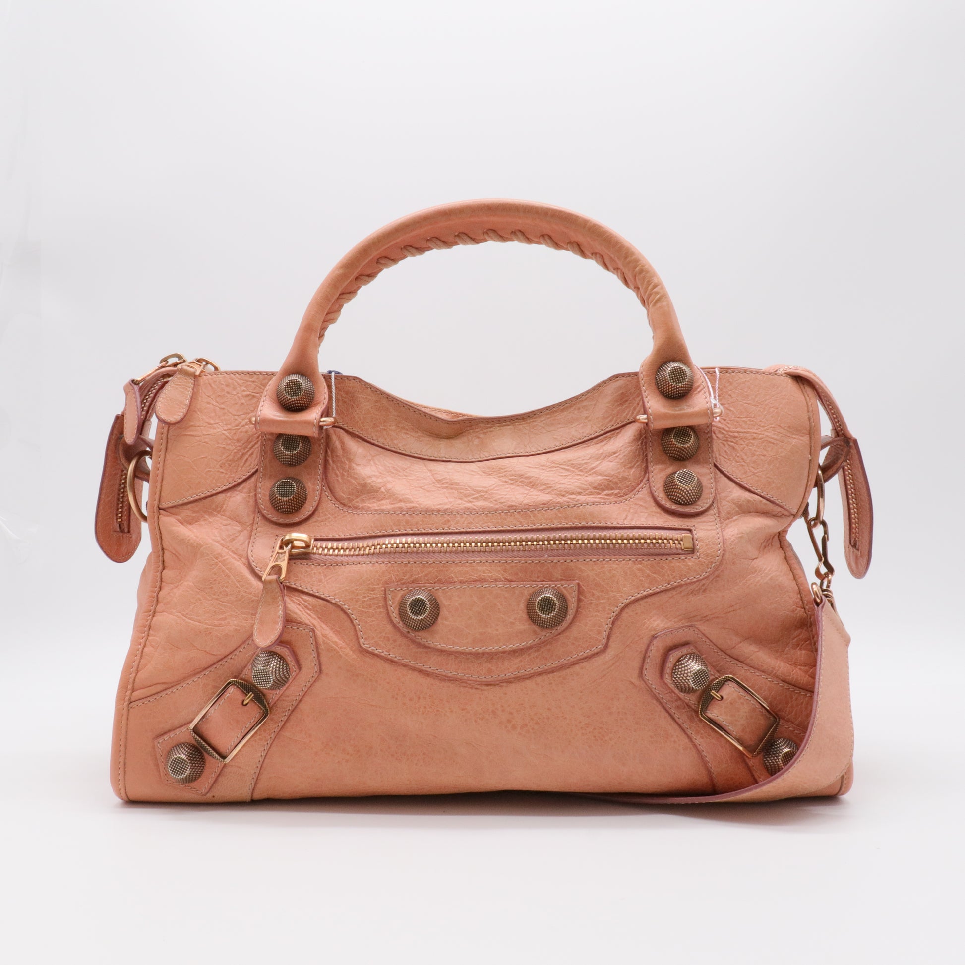 Agneau Giant 21 Rose Gold Hardware City Vieux Rose twins