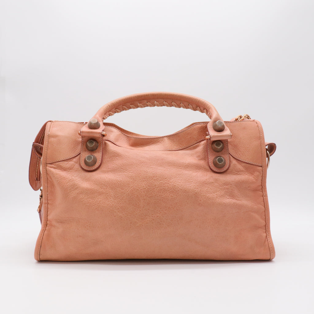Agneau Giant 21 Rose Gold Hardware City Vieux Rose twins