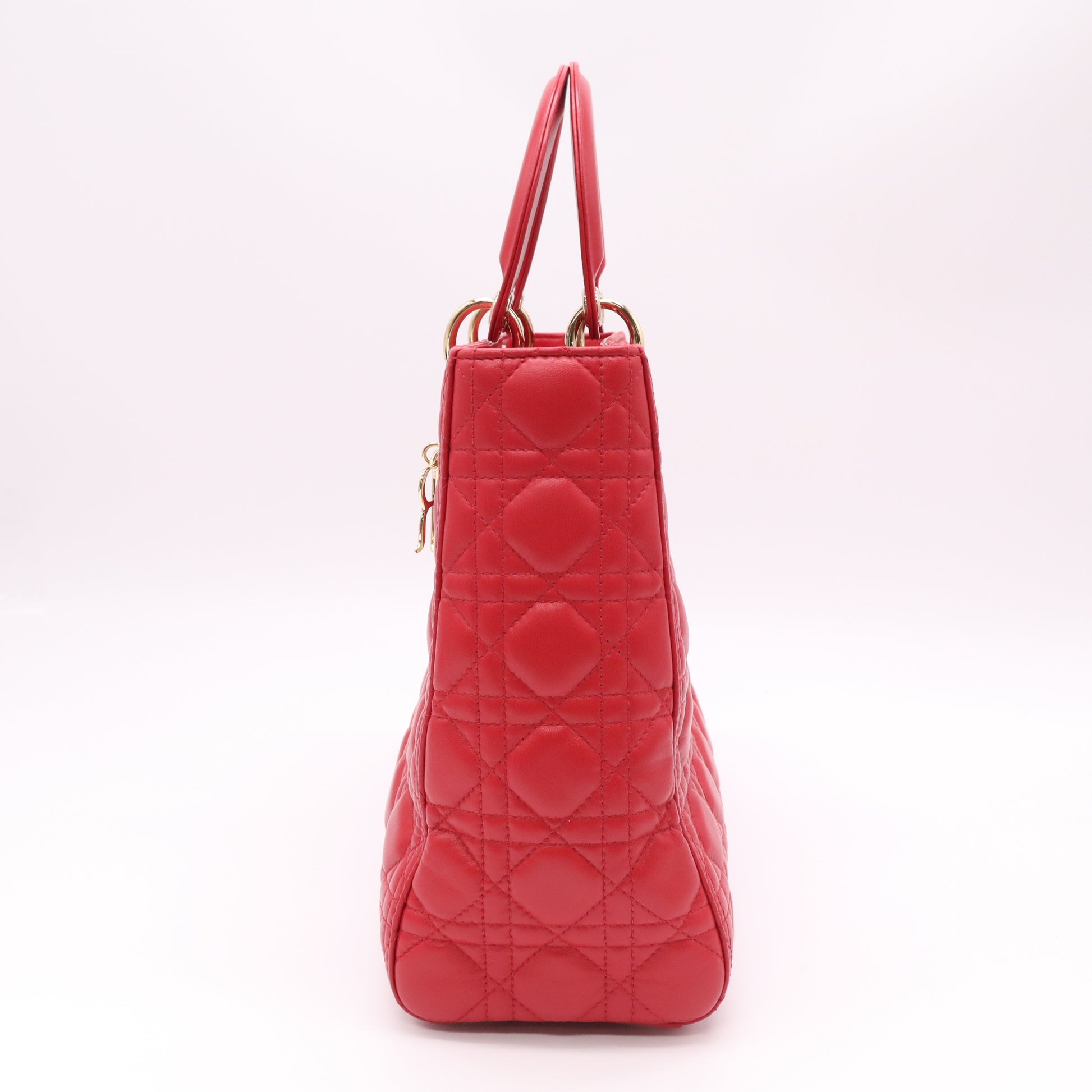 Christian Dior Cannage Lambskin Medium Lady Dior Bag B22701