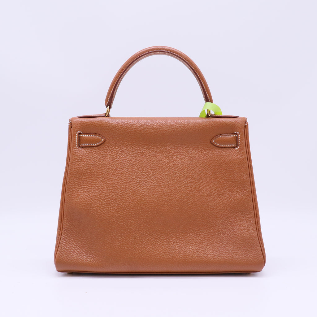 Hermes Togo Kelly Retourne 32 Gold -  twins B22648