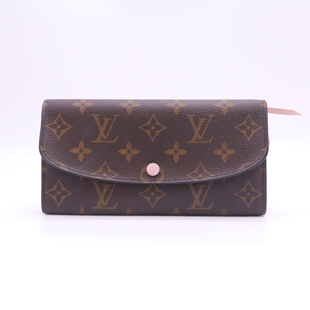Monogram Emilie Wallet Rose Ballerine W23250
