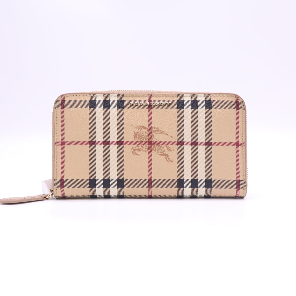 Plaid Print Continental Wallet W23325