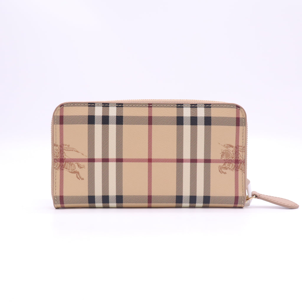 Plaid Print Continental Wallet W23325