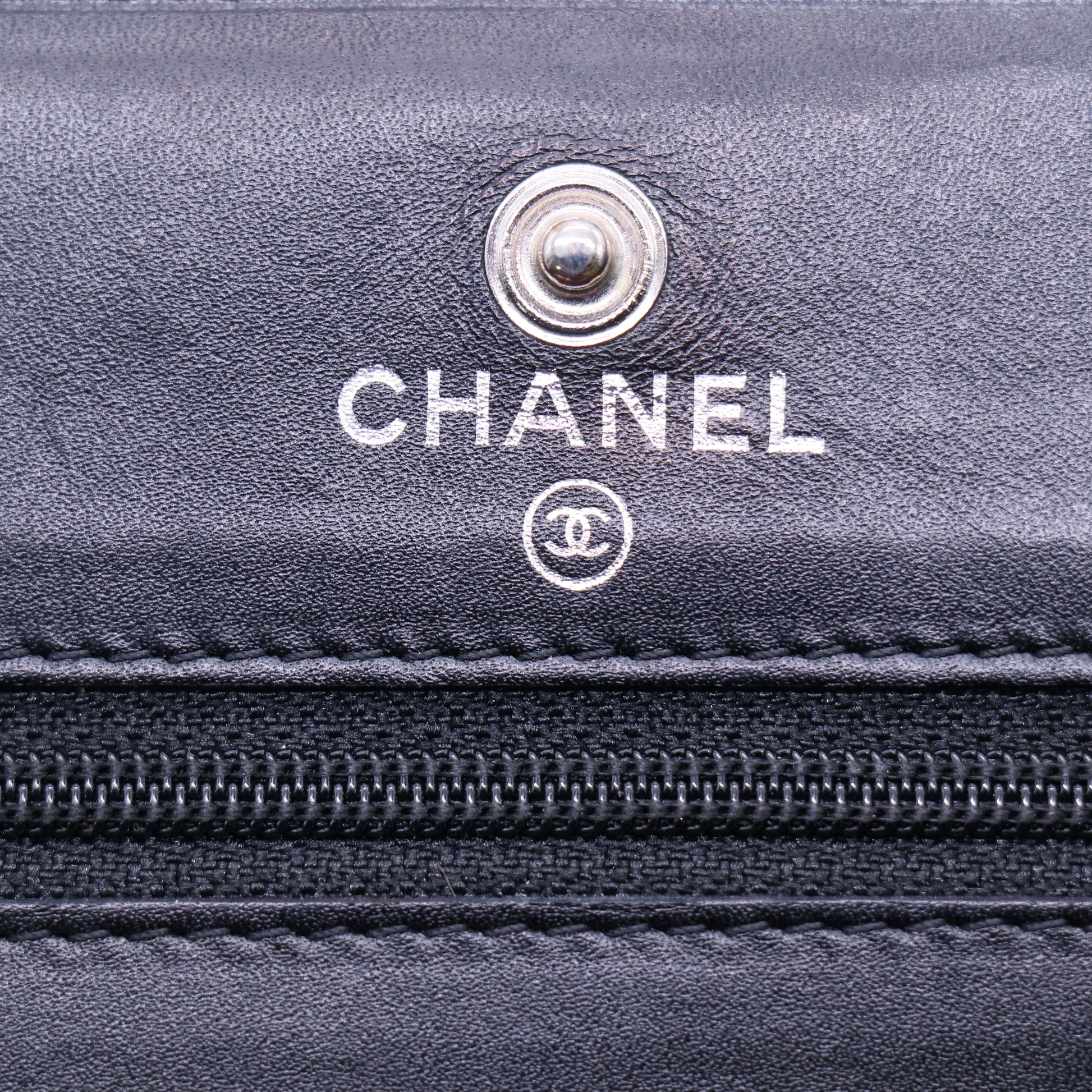 Chanel Black Quilted Leather Cambon Ligne WOC Clutch Bag Twins LDJ3792