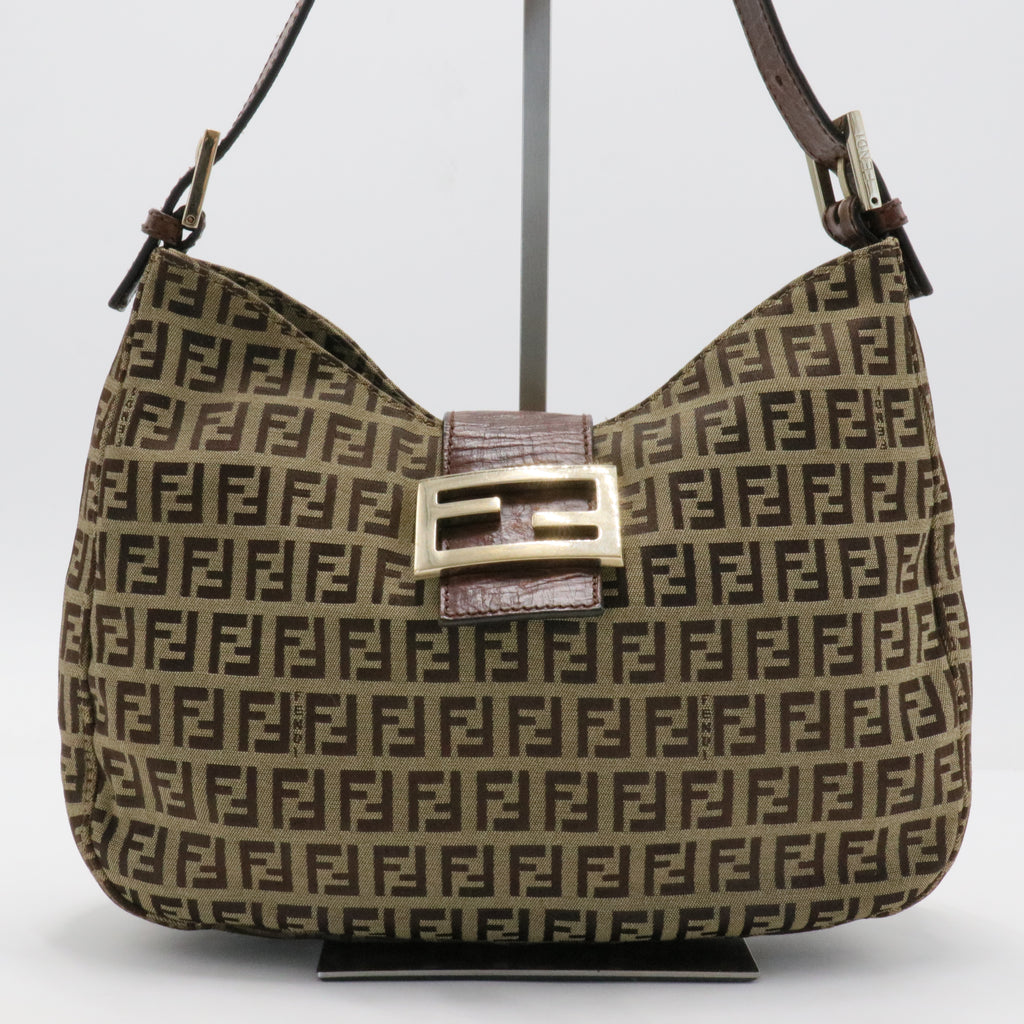 Baguette Zucca Canvas medium Brown