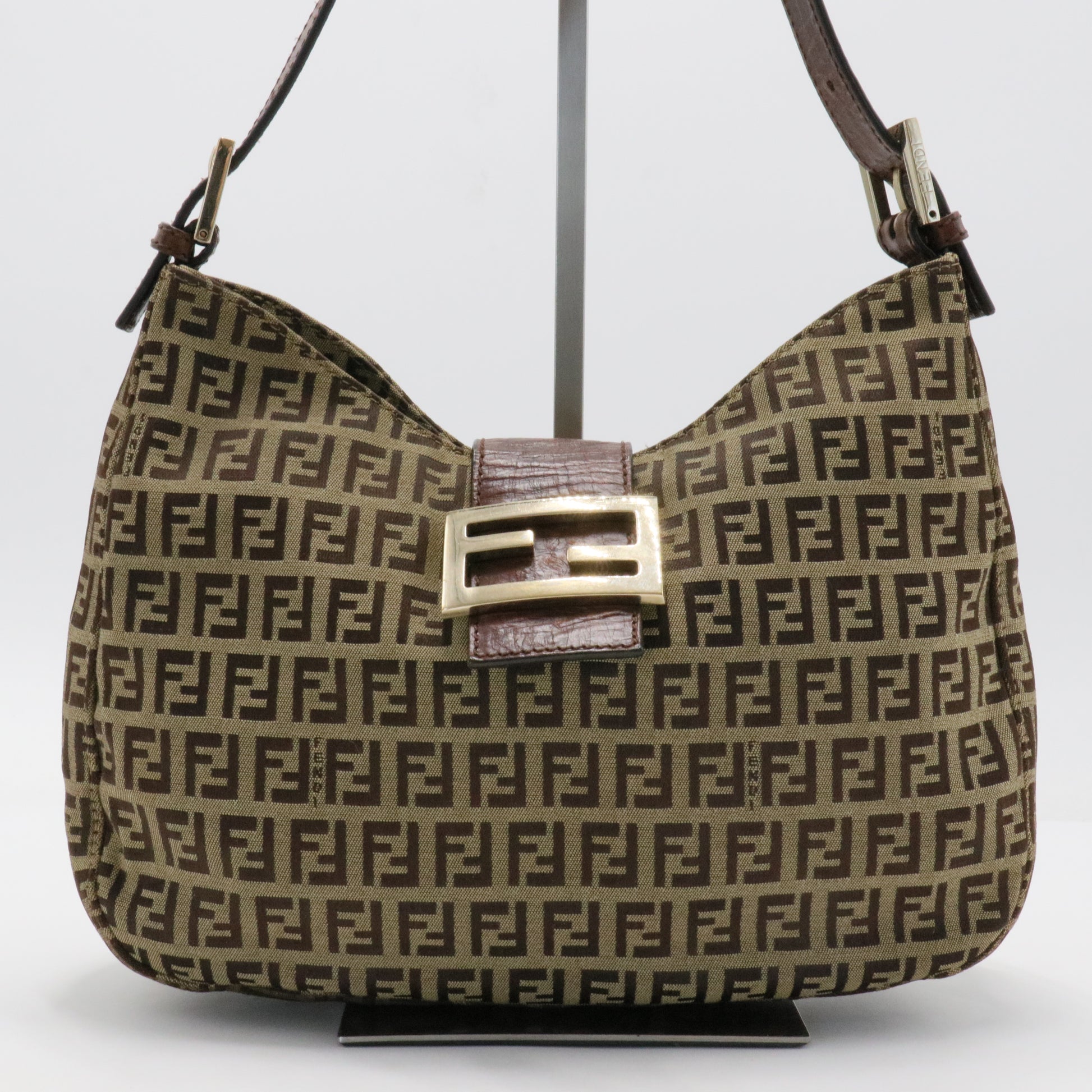 Baguette Zucca Canvas medium Brown