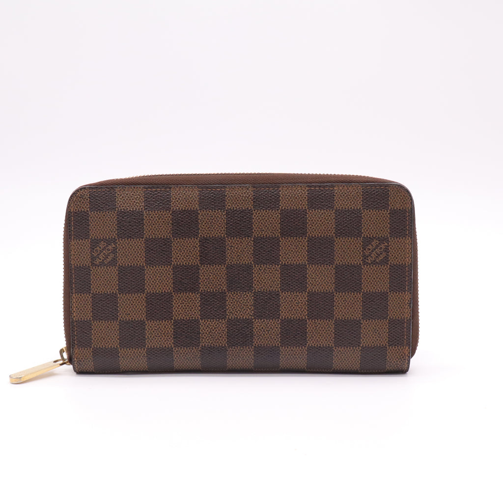 Louis Vuitton Damier Ebene Zippy Wallet W22069