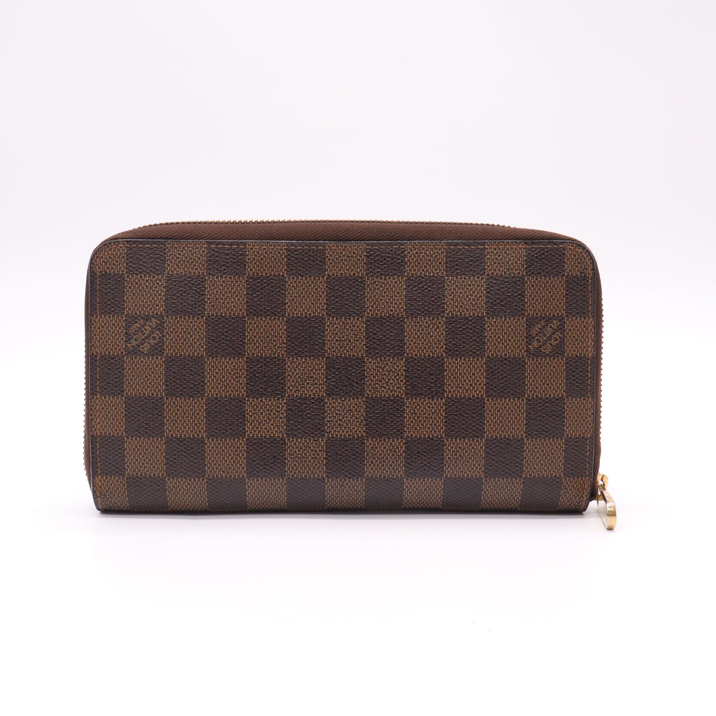 Louis Vuitton Damier Ebene Zippy Wallet W22069