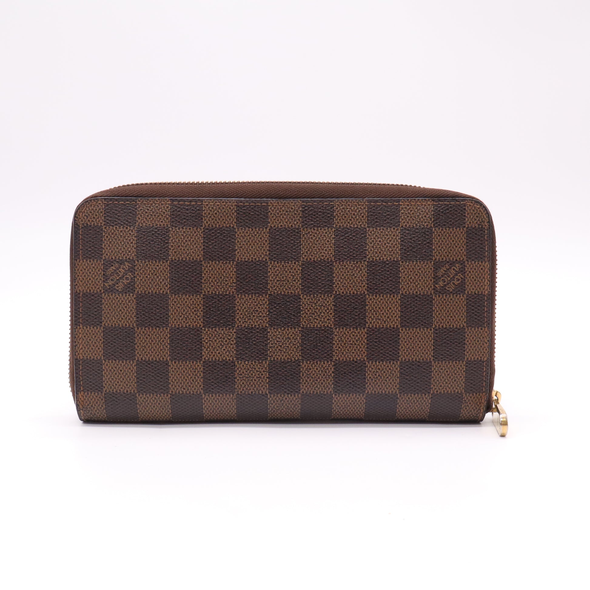 Louis Vuitton Damier Ebene Zippy Wallet W22069