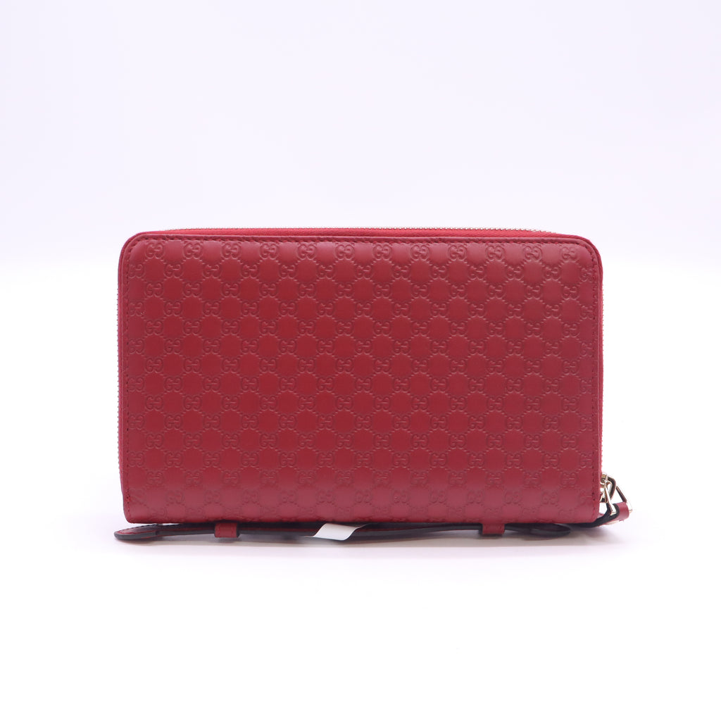 Gucci Microguccissima Leather Zip-Around Wallet W23327