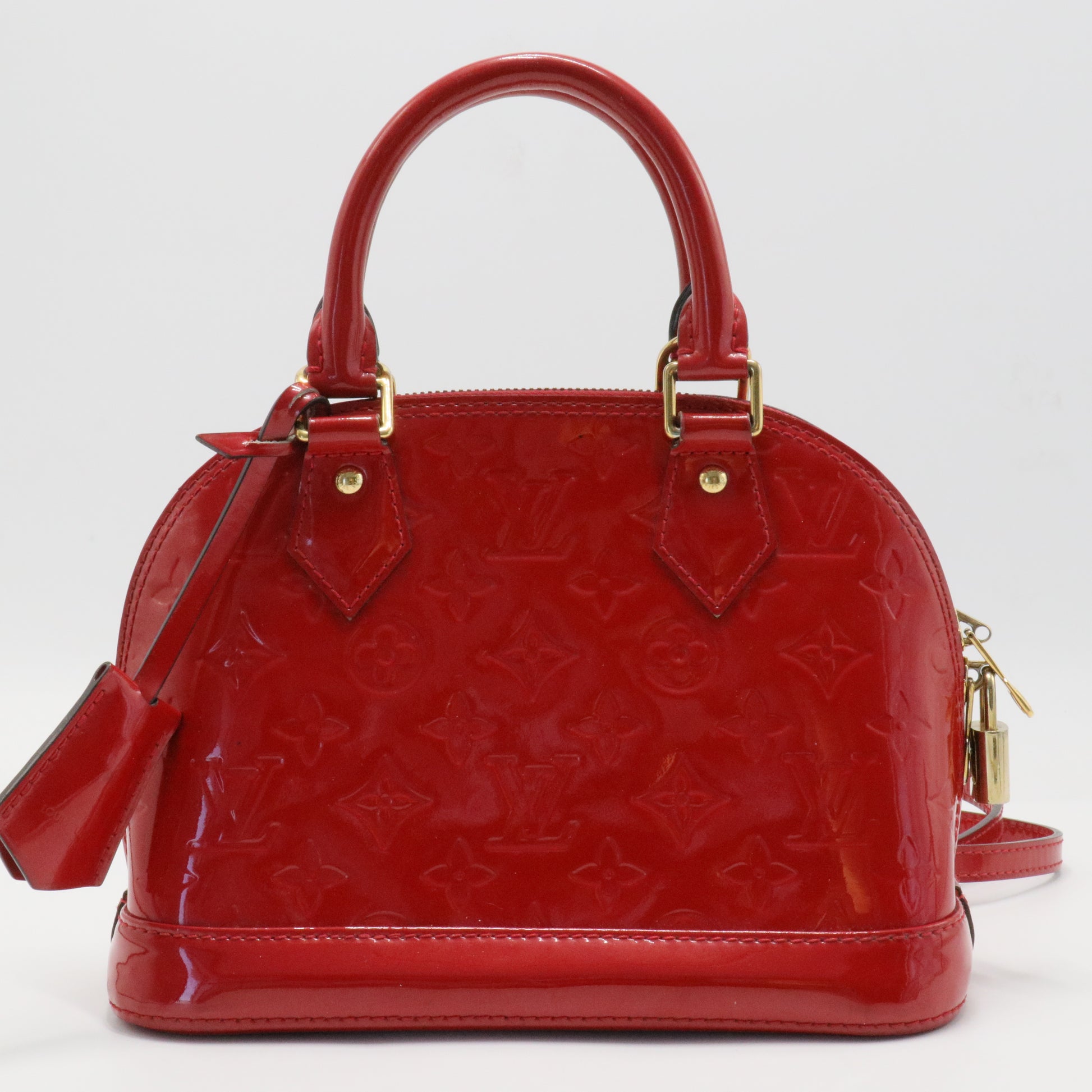 Alma Handbag Monogram Vernis BB