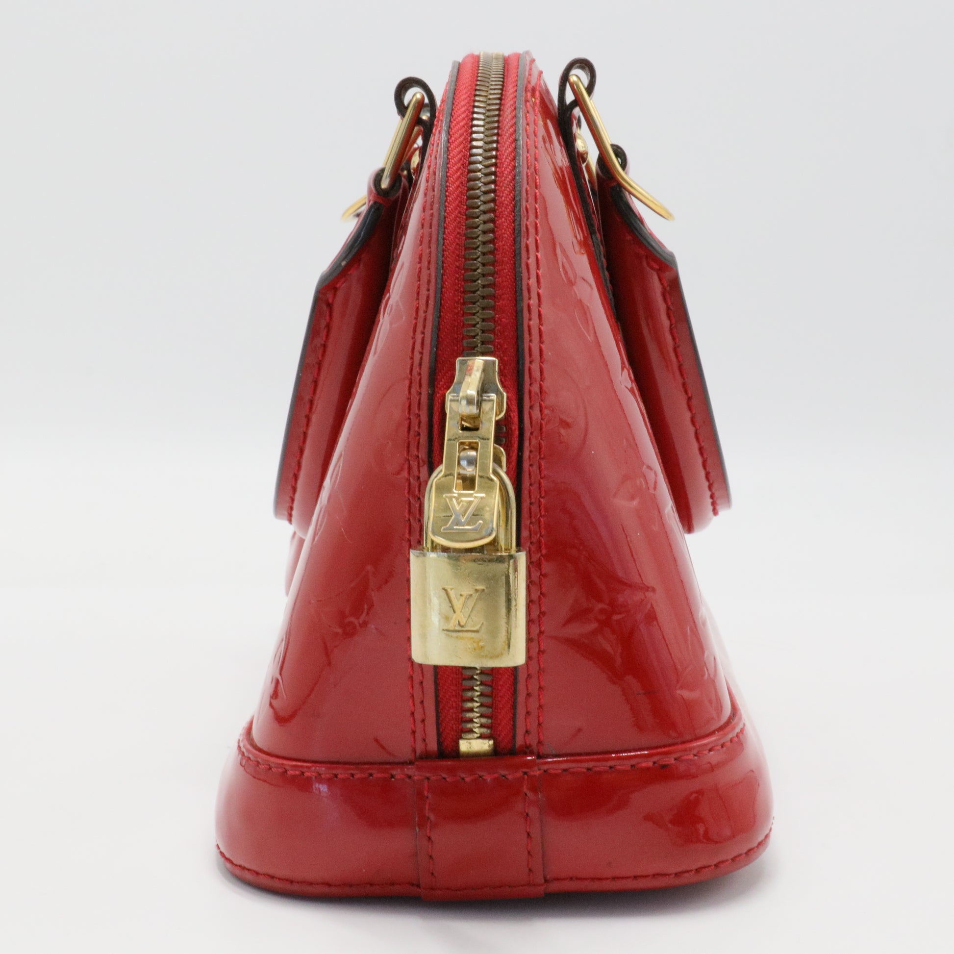 Alma Handbag Monogram Vernis BB