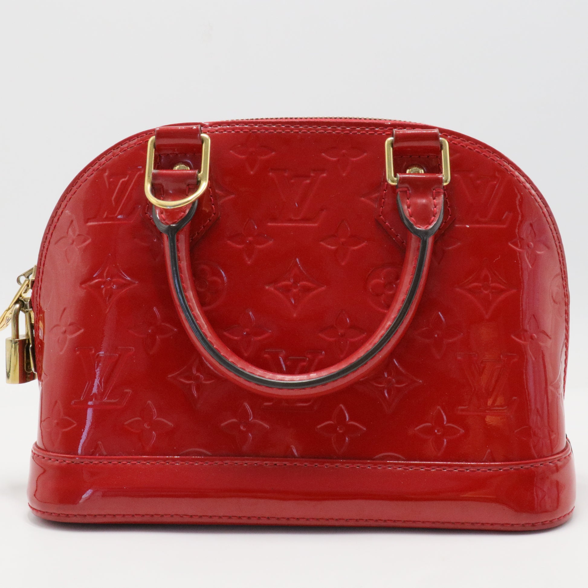 Alma Handbag Monogram Vernis BB