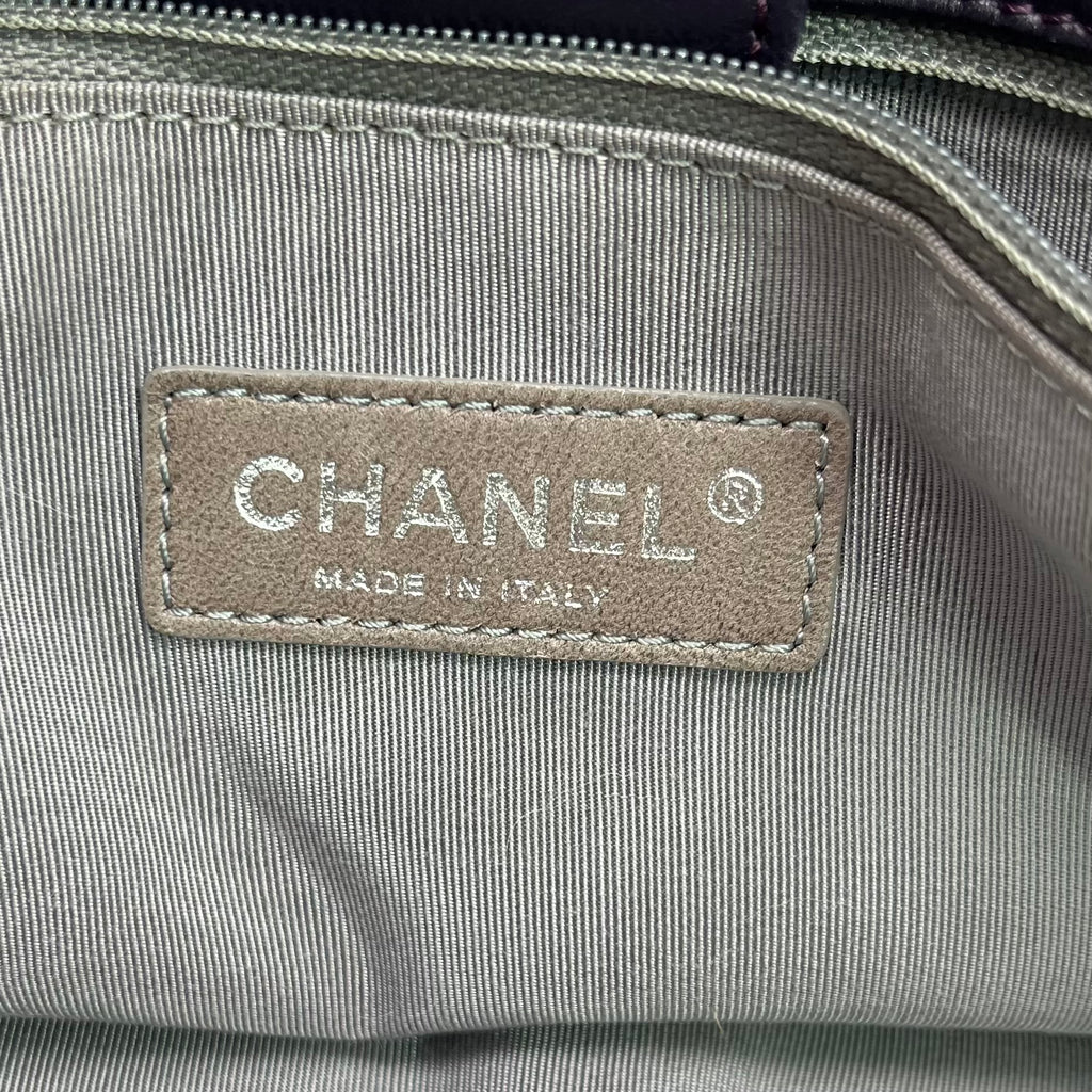 Pink Leather Cerf Shopper Tote twins