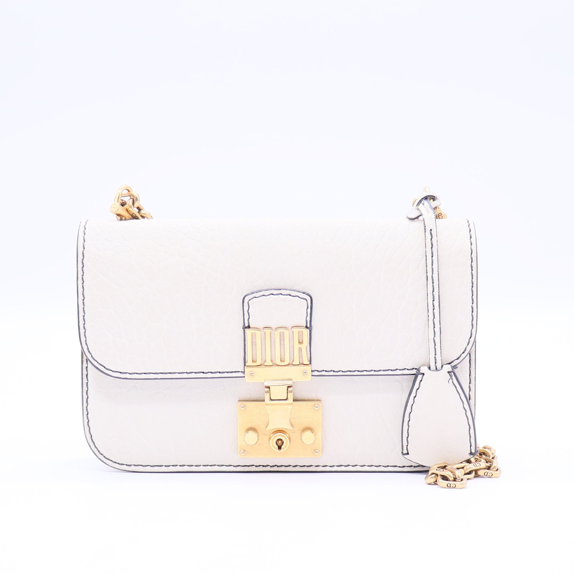 Dioraddict Flap Bag Leather Medium Twins LDJ3794