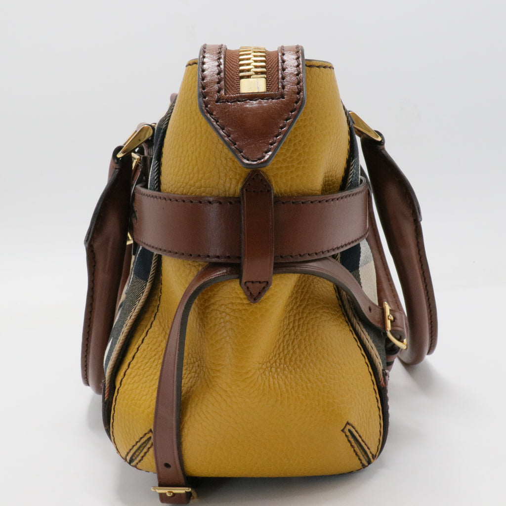 House Check Small Gladstone Dark Tan