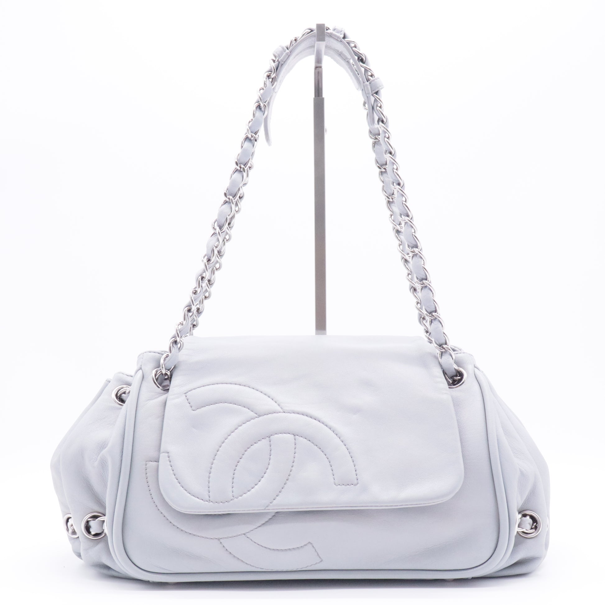 Calfskin Timeless Accordion Flap Bag Gisel