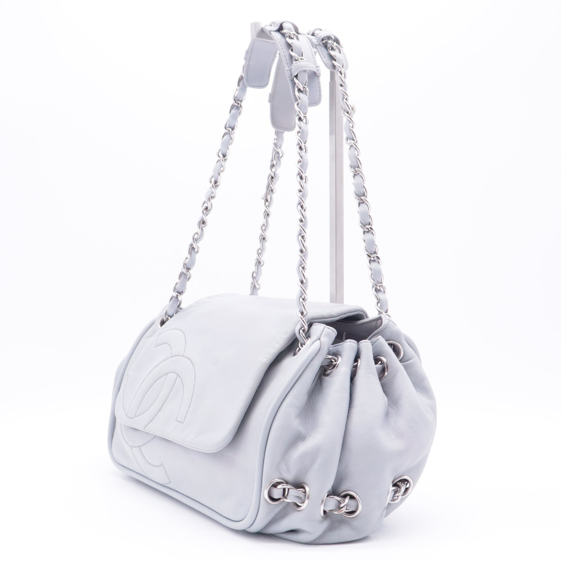 Calfskin Timeless Accordion Flap Bag Gisel