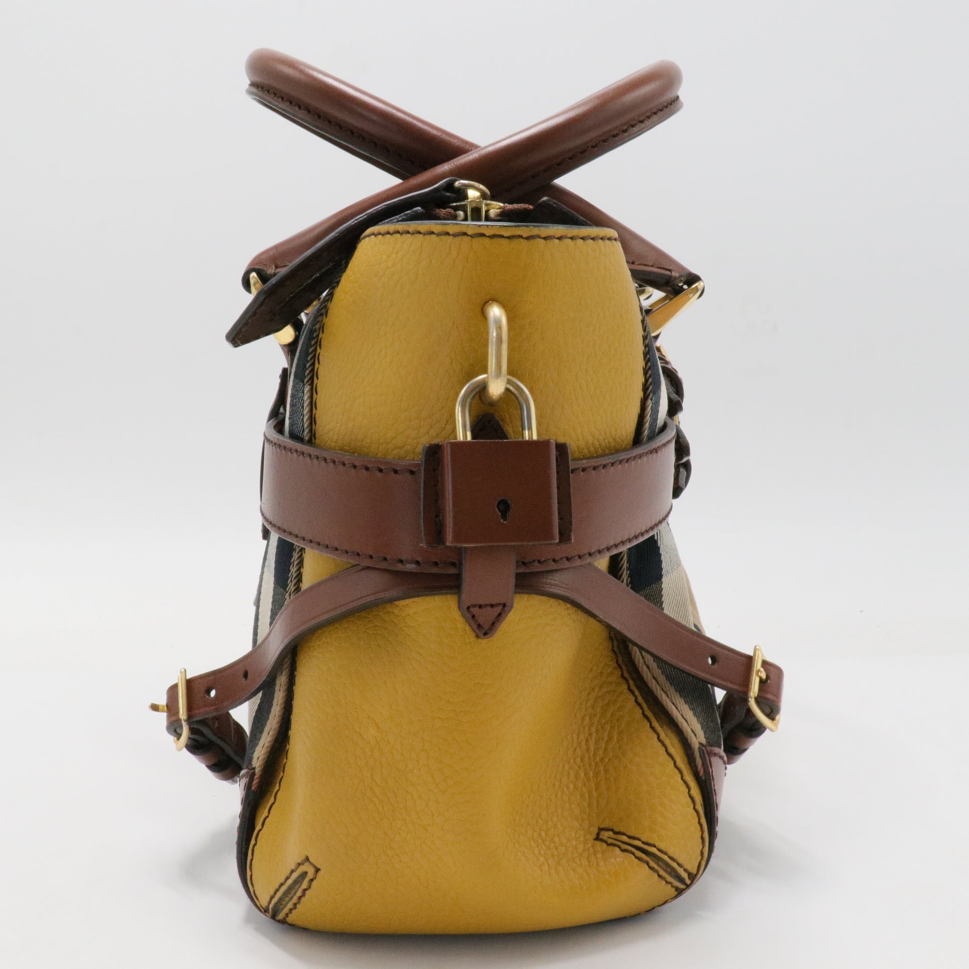 House Check Small Gladstone Dark Tan