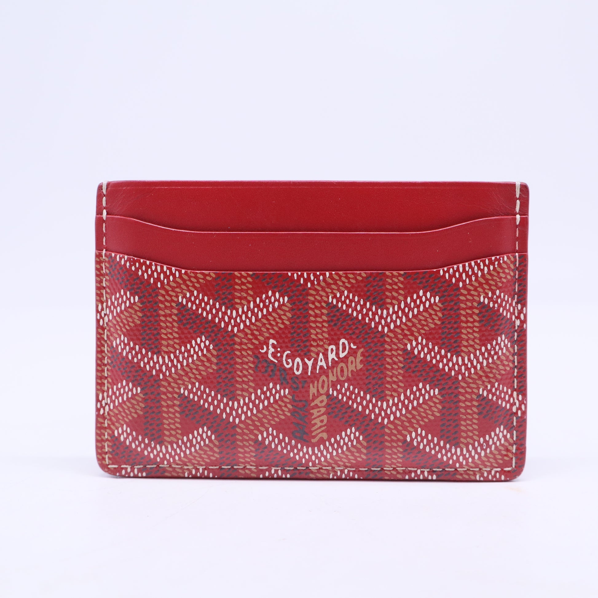 Goyardine Printed Card Holder W20491
