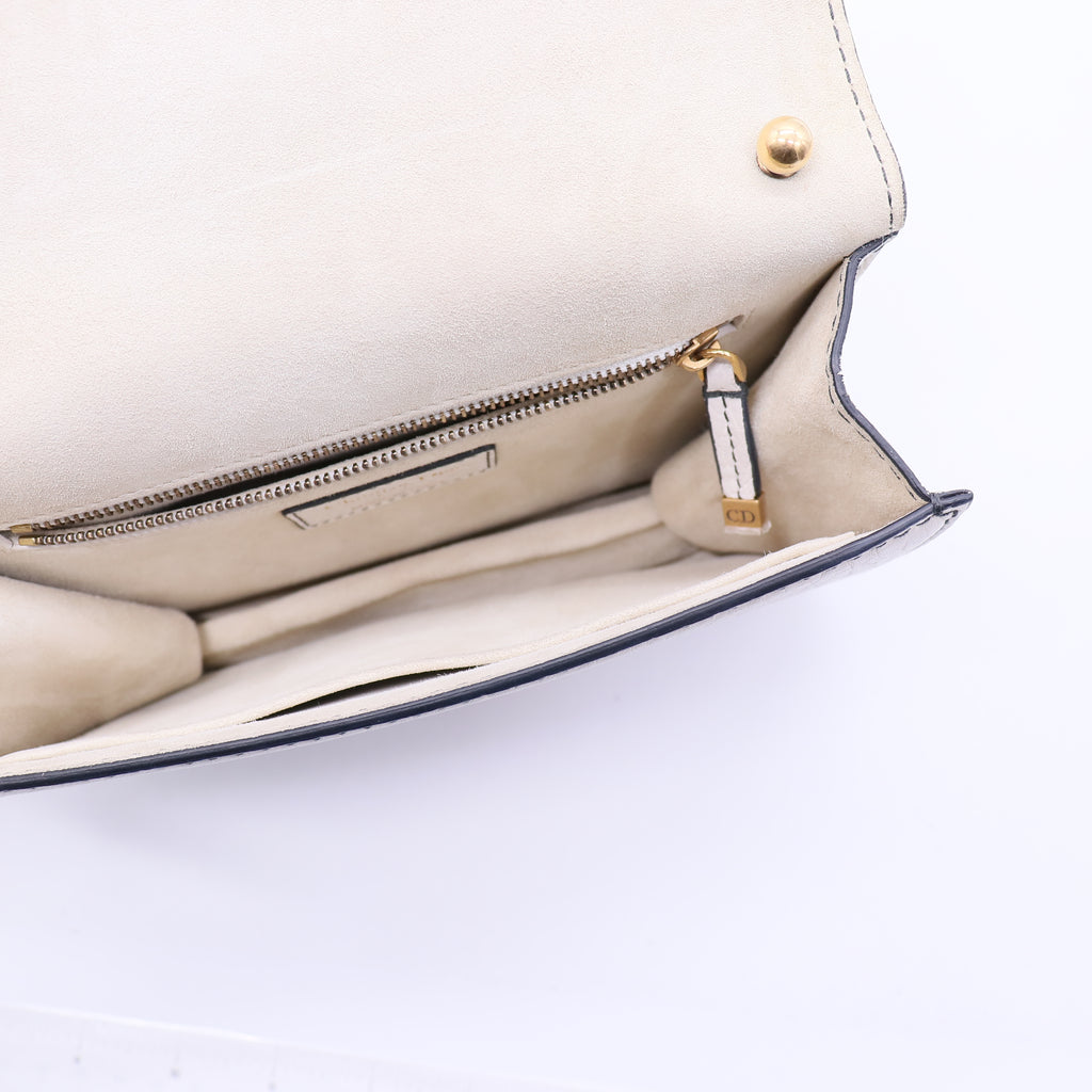 Dioraddict Flap Bag Leather Medium Twins LDJ3794