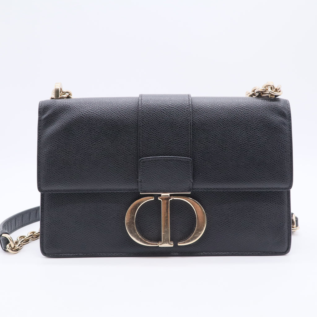 30 Montaigne Chain Flap Bag Leather