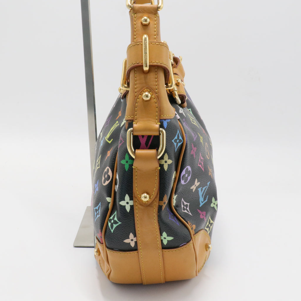 Black Monogram Multicolor Canvas Greta