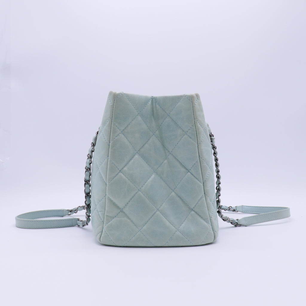 Leather Shoulder Bags Quilted Chain Tote twins