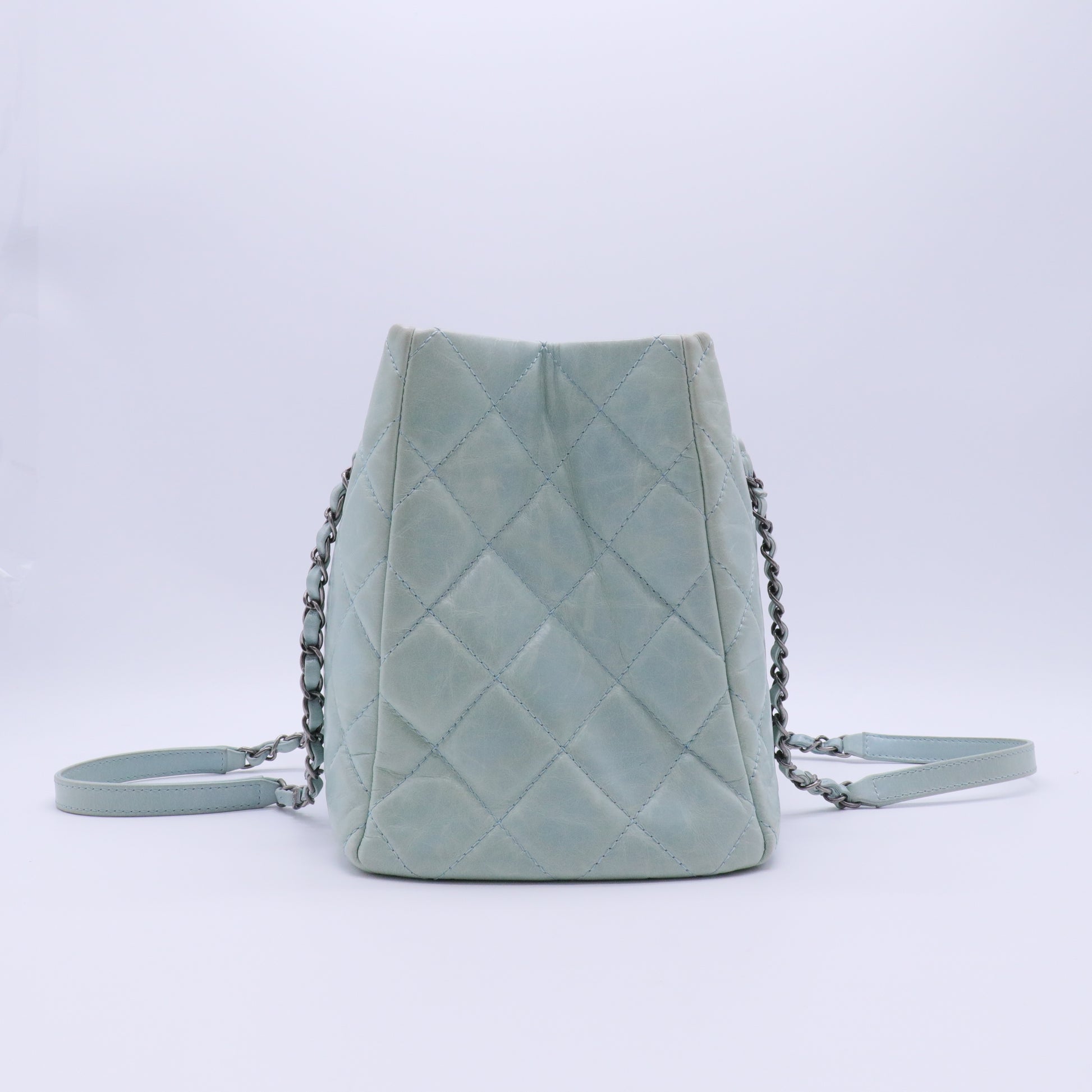 Leather Shoulder Bags Quilted Chain Tote twins