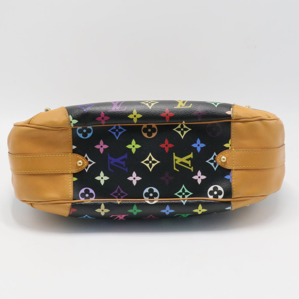 Black Monogram Multicolor Canvas Greta