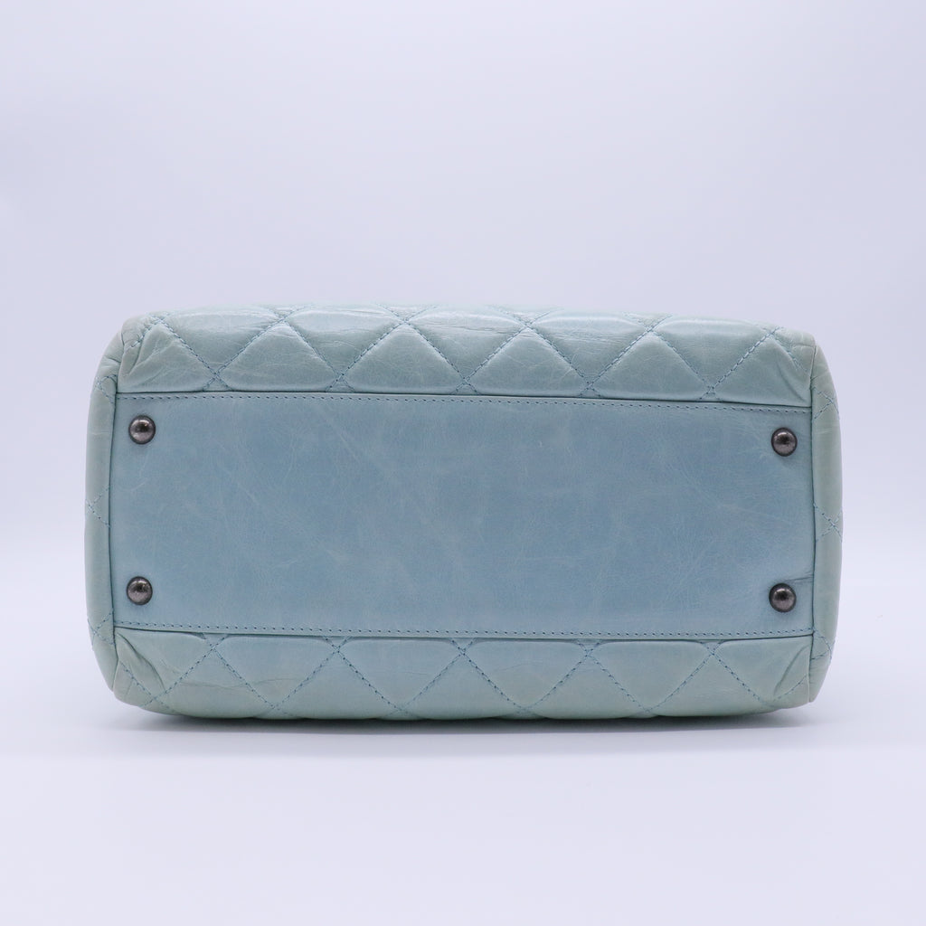 Leather Shoulder Bags Quilted Chain Tote twins