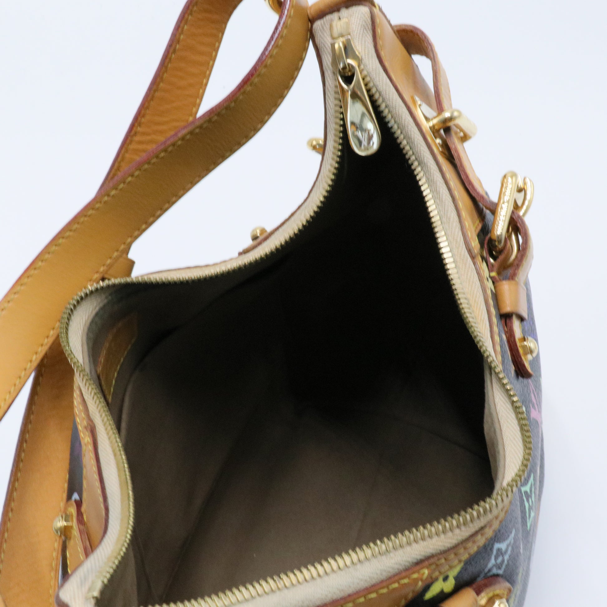 Black Monogram Multicolor Canvas Greta