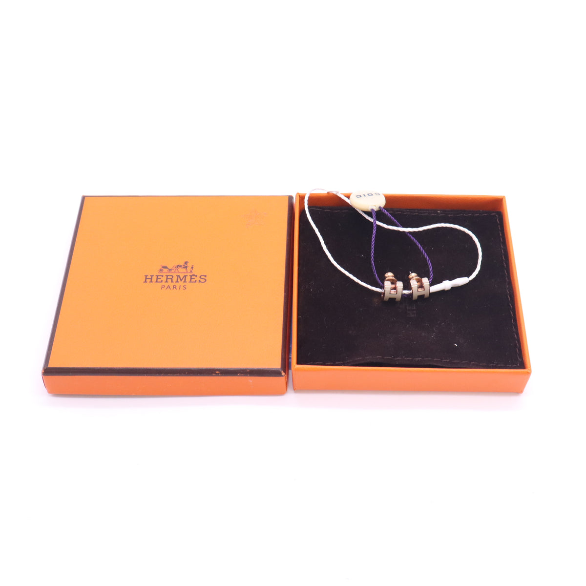 Hermès Mini Pop H Earrings Twins LDZ1345