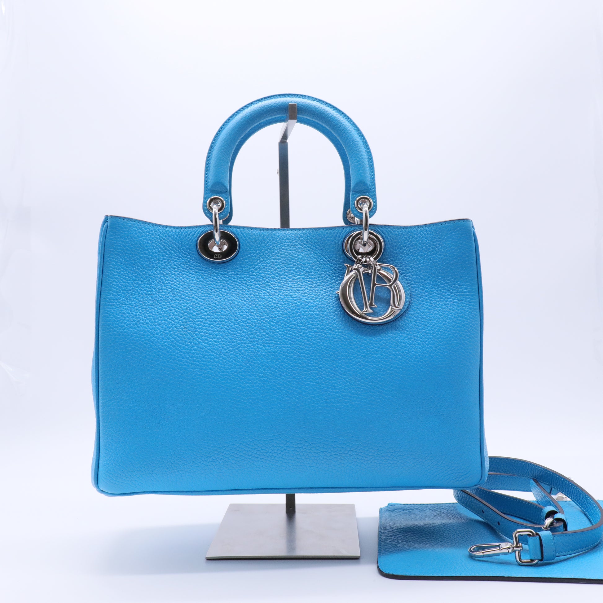 Diorissimo Tote Pebbled Leather Medium twins
