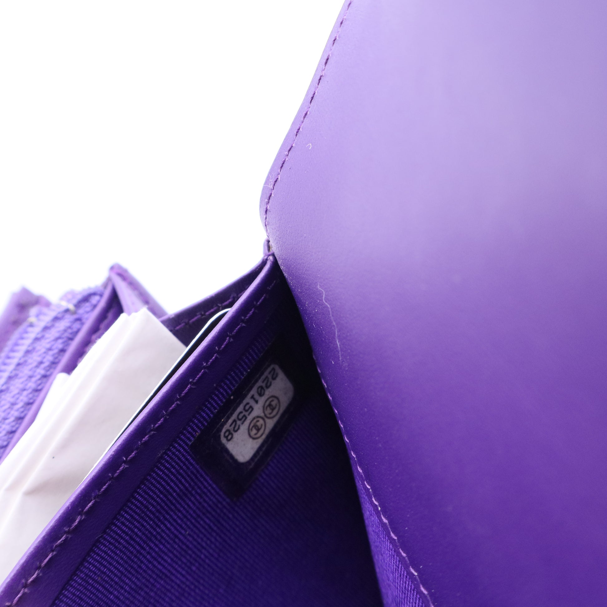 Wallet on Short Chain Quilted Patent