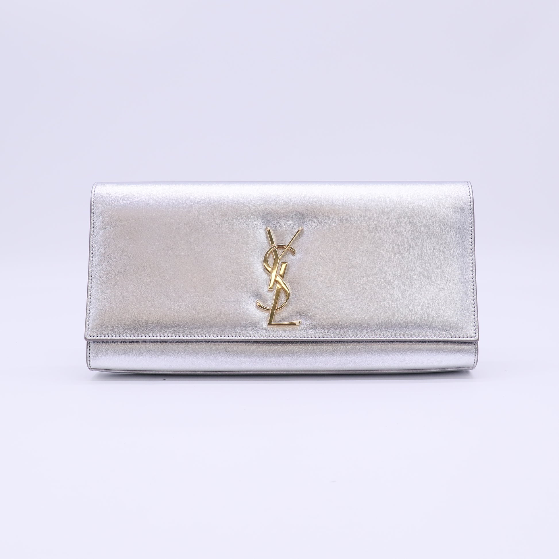 Saint Laurent Monogram Cassandre Flap Pouch Clutch W22030