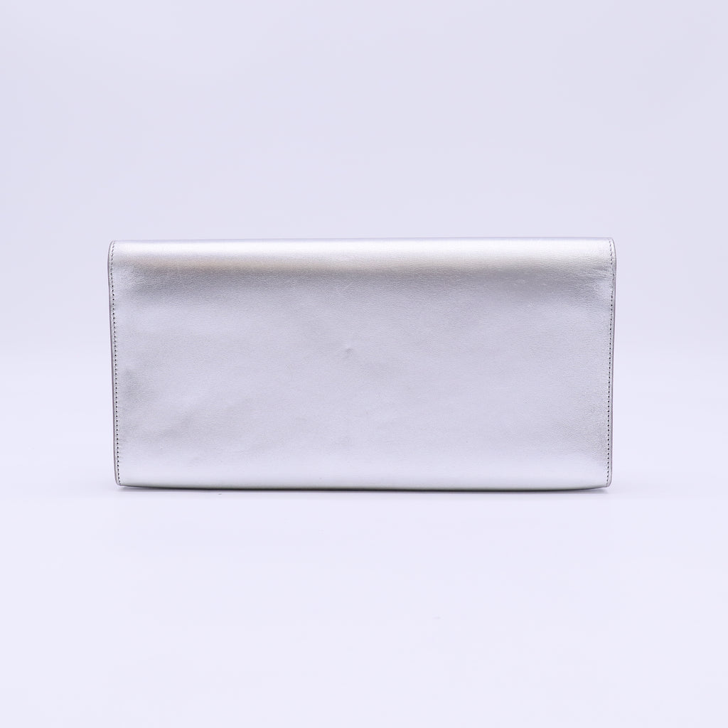Saint Laurent Monogram Cassandre Flap Pouch Clutch W22030