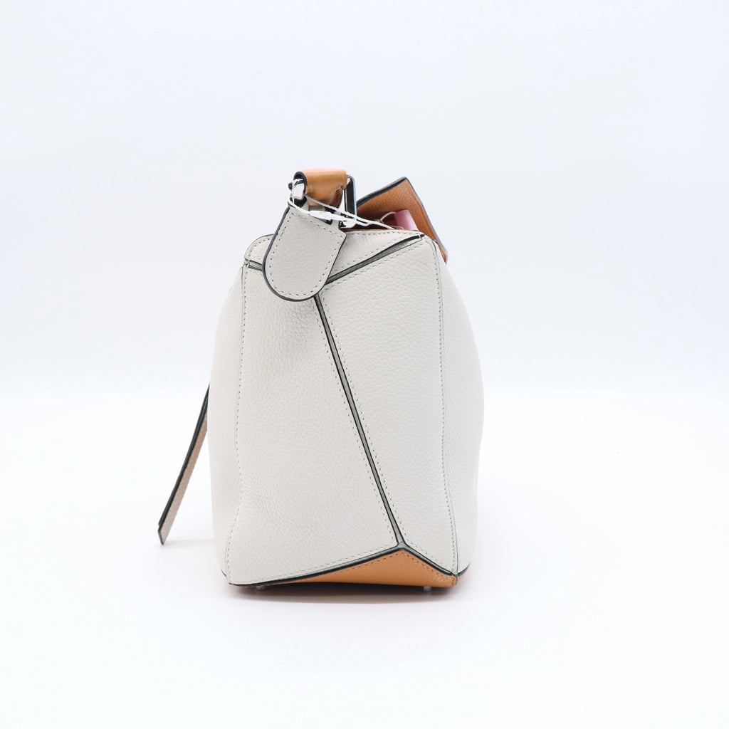 Puzzle Handbag in leather Medium Twins LDJ3267