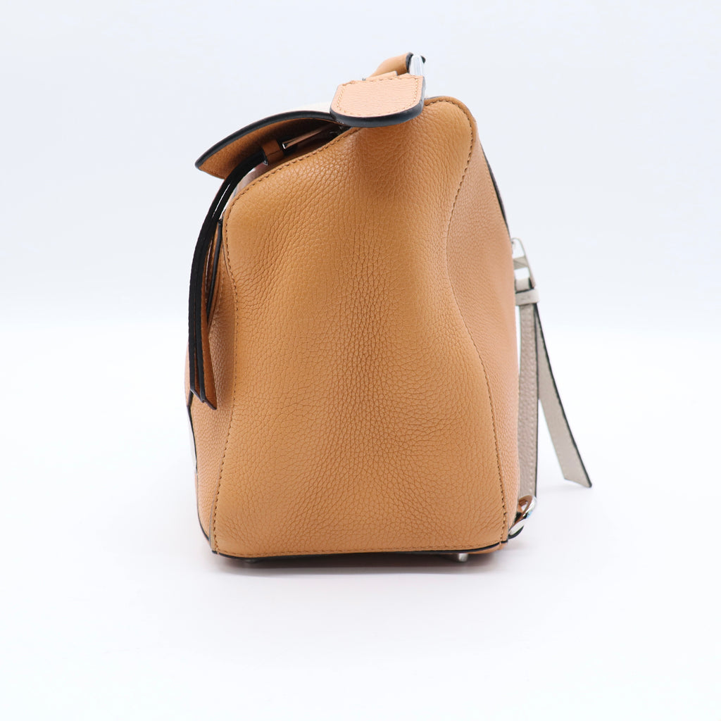 Puzzle Handbag in leather Medium Twins LDJ3267