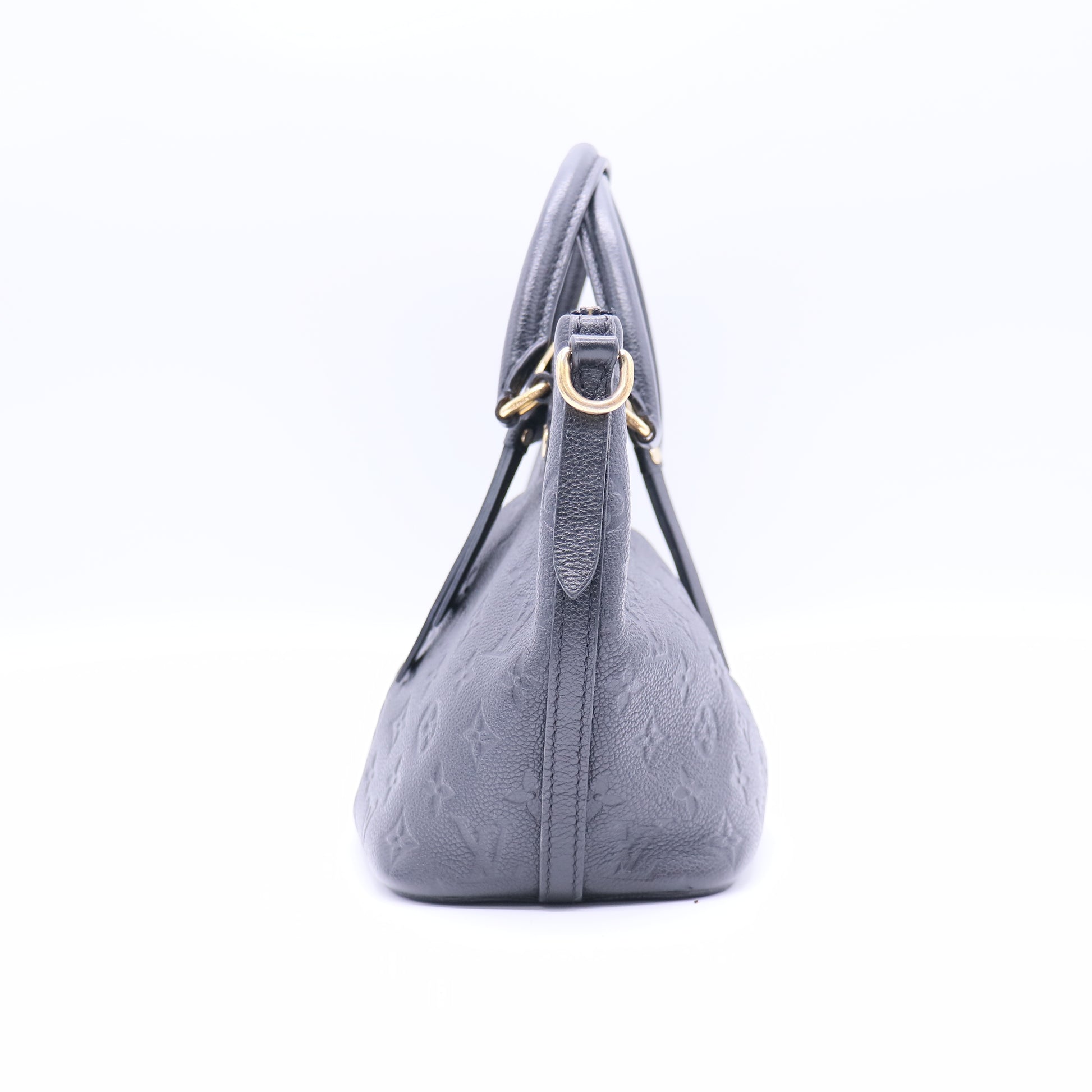 Louis Vuitton Black Monogram Empreinte Mazarine MM Bag (Cruise 2016 Collection) Twins LDJ3790