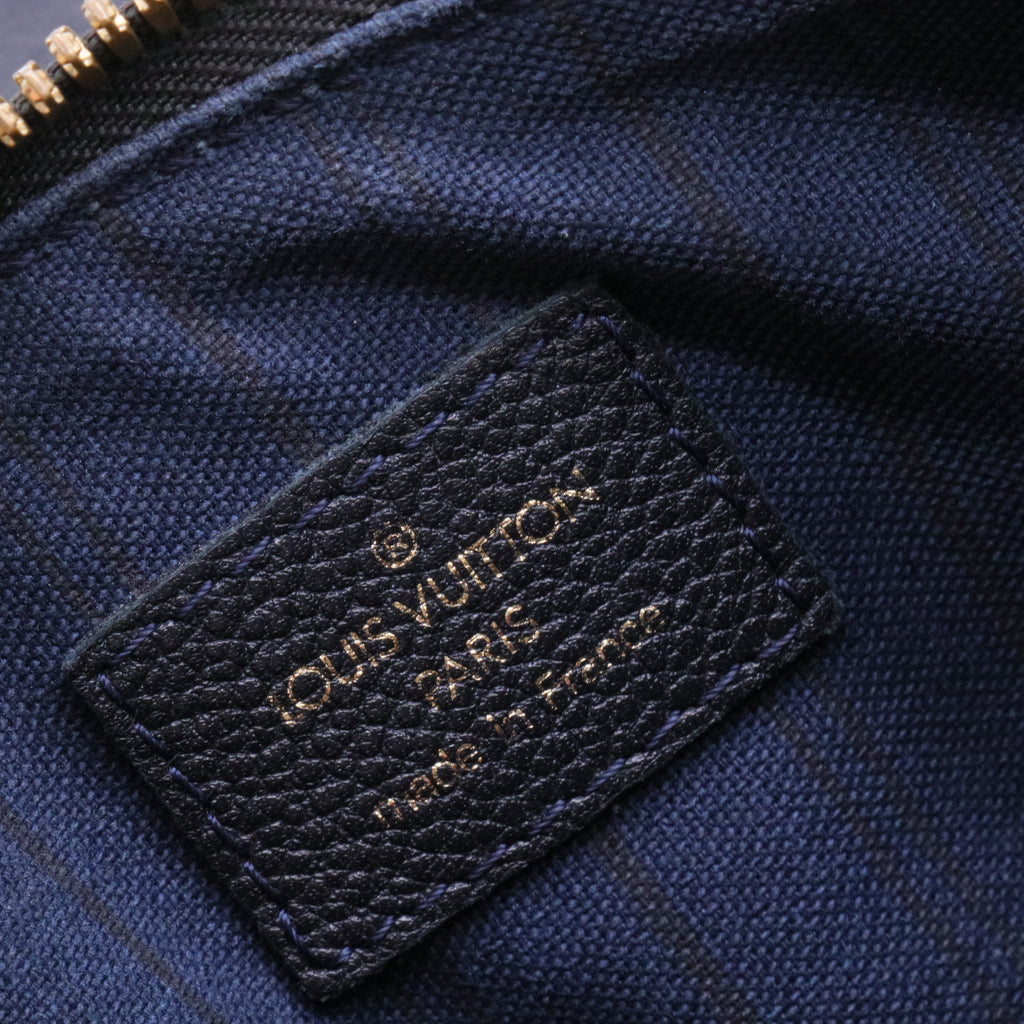 Bleu Infini Monogram Empreinte Leather Lumineuse PM Bag