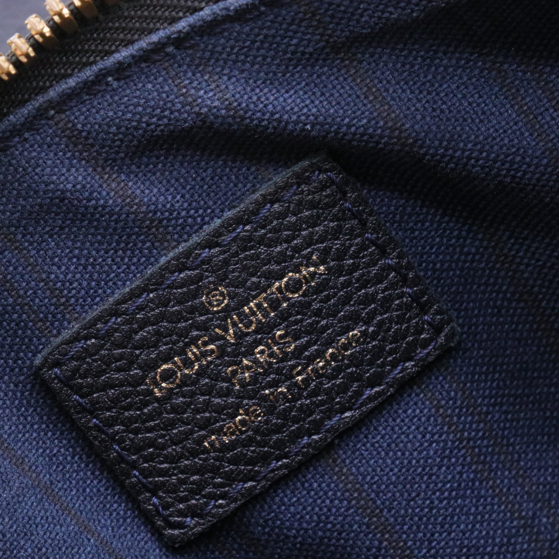 Bleu Infini Monogram Empreinte Leather Lumineuse PM Bag