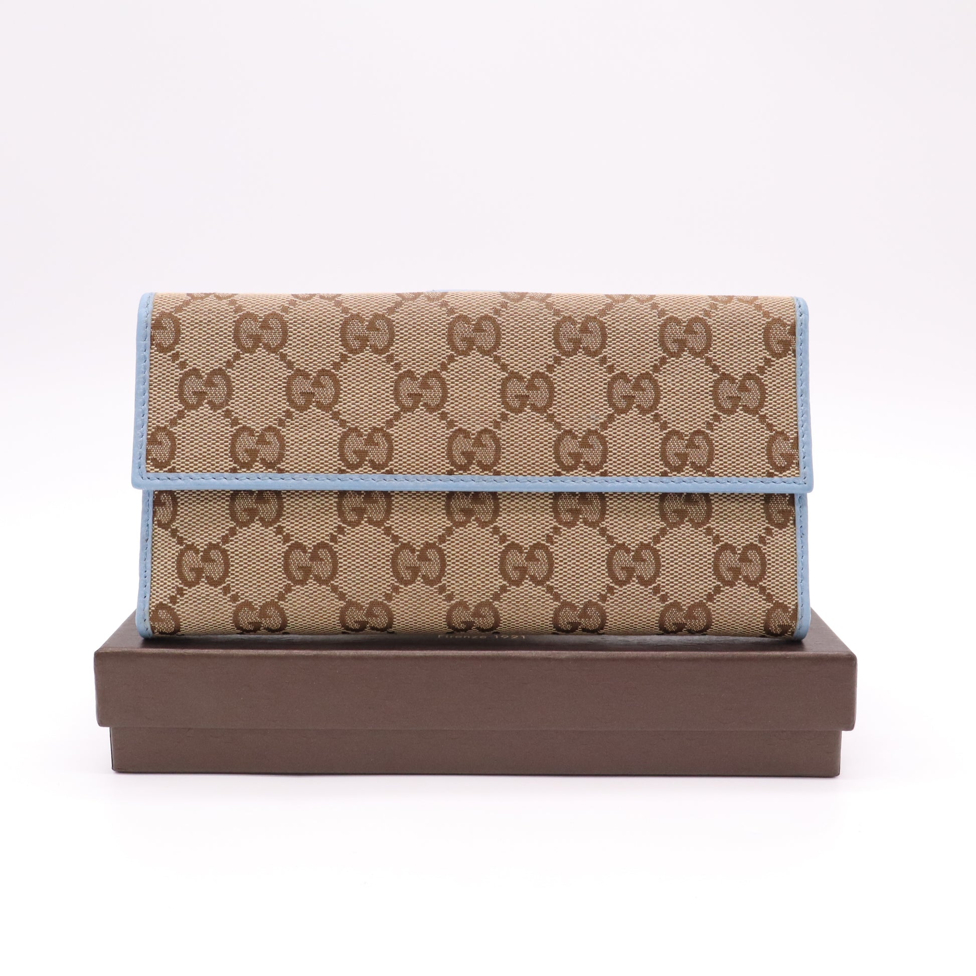 Gucci GG Canvas Continental Flap Wallet W22174