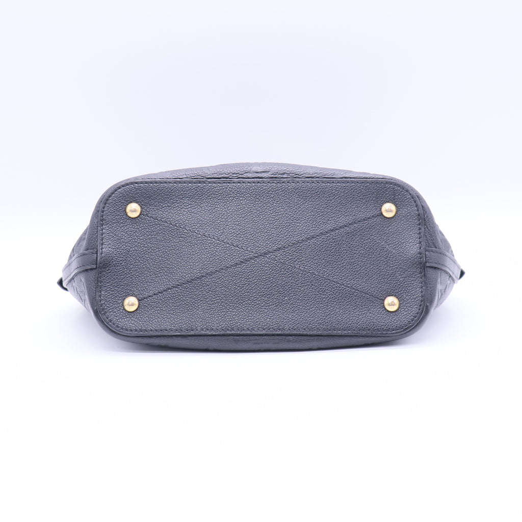 Louis Vuitton Black Monogram Empreinte Mazarine MM Bag (Cruise 2016 Collection) Twins LDJ3790