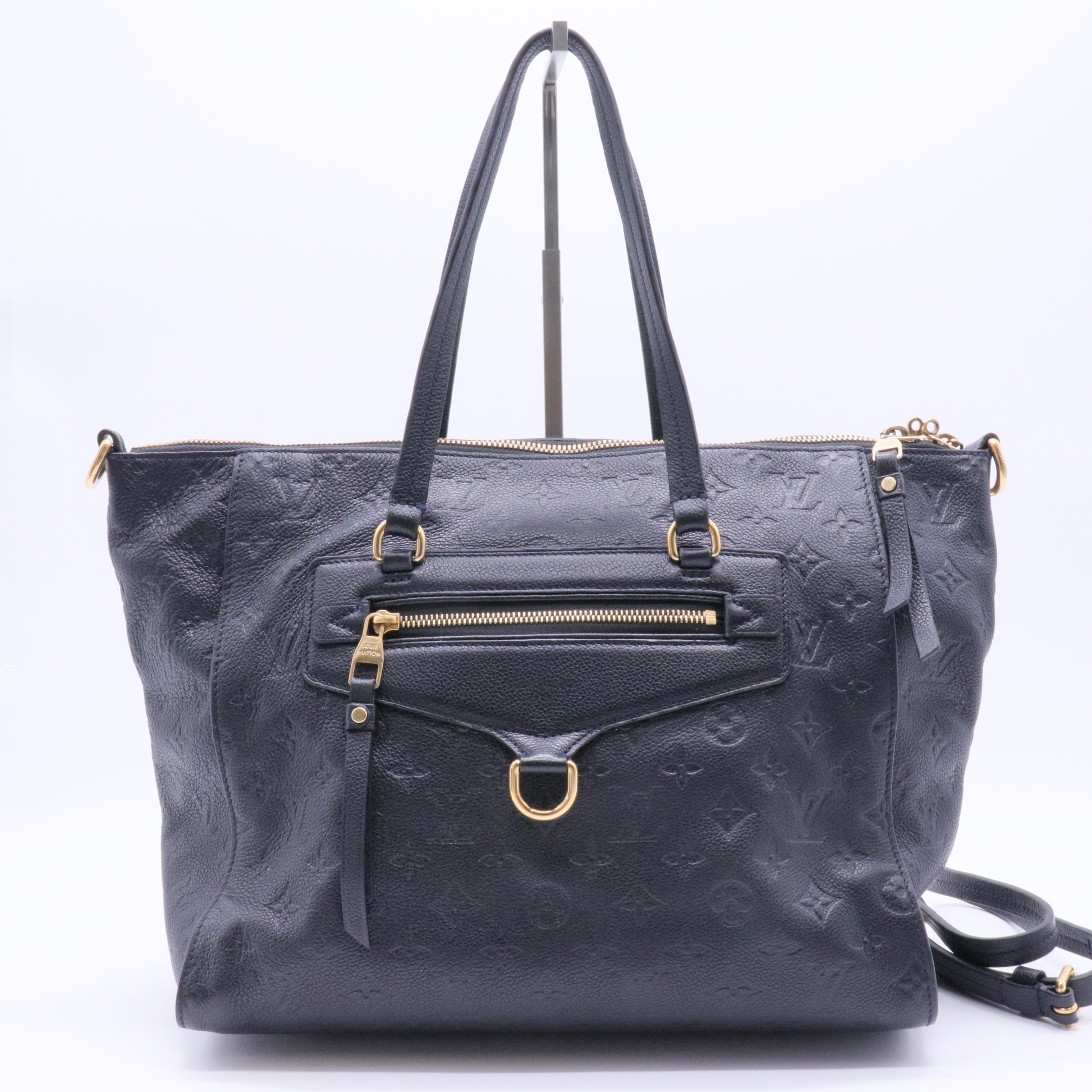 Bleu Infini Monogram Empreinte Leather Lumineuse PM Bag