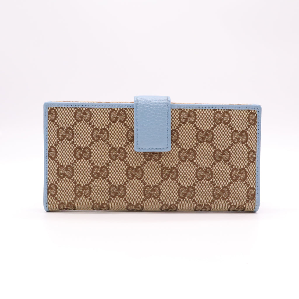 Gucci GG Canvas Continental Flap Wallet W22174