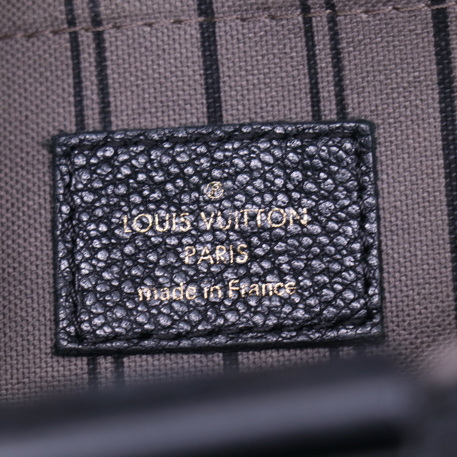 Louis Vuitton Black Monogram Empreinte Mazarine MM Bag (Cruise 2016 Collection) Twins LDJ3790
