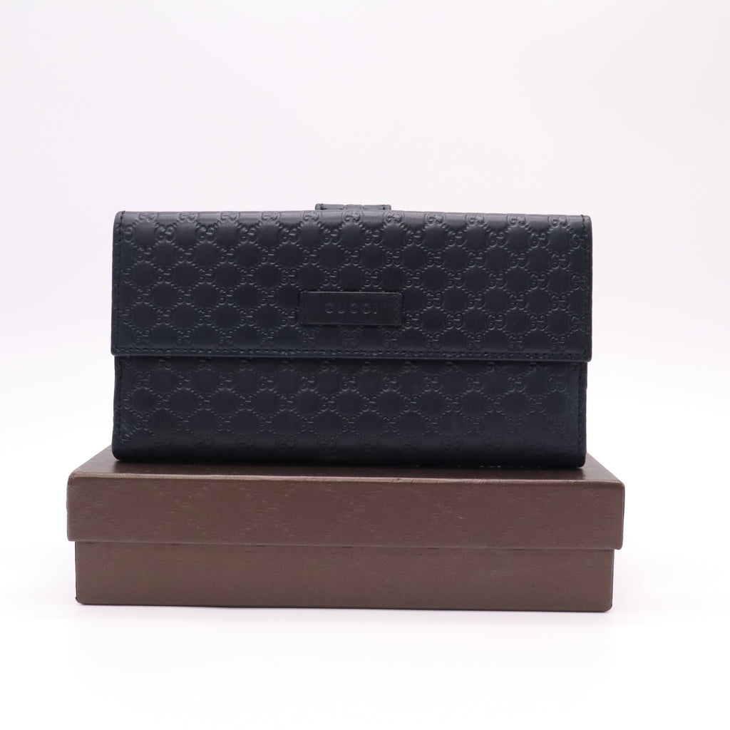 Gucci Microguccissima Continental Flap Wallet W22284